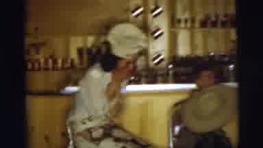 Pennington New Jersey (1955): Family Goofing Around