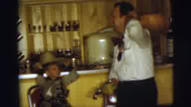 Pennington New Jersey (1955): A Small Boy Playing With Man And Women Who Got The
