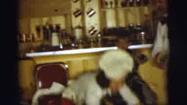 Pennington New Jersey (1955): Make A Joke In The Restaurant For Not Reaching A