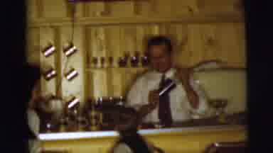Pennington New Jersey (1955): M'lady And Boy Sitting Watching Man Works As