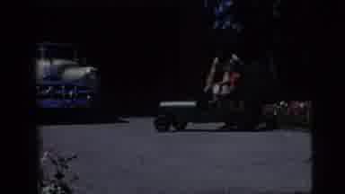 Pennington New Jersey (1955): Parents Play With Little Boy On His Home Made Car