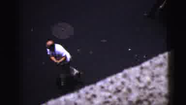New York City (1956): Two Different Men Take Turns Hitting As They Play Baseball