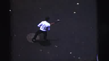 New York City (1956): Man Swinging Stick At Ball In The Street Brief Cut Of