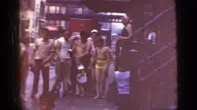 New York City (1956): A Small Group Of People Enjoying The Outdoors With Water