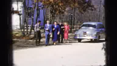 New York City (1956): The All Members On The Road Walking On The Place