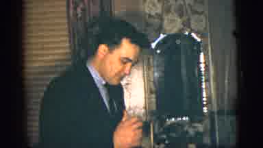 New York City (1956): An Older Gentleman Seems To Be Explaining Something To