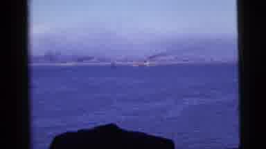 New York City (1958): A Speed Boat Traveling Across The Ocean On A Sunny Day