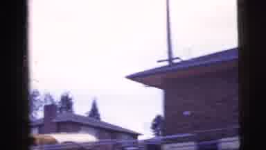 New York City (1958): Plane Filmed Flying At A Low Altitude Over Nearby City Has