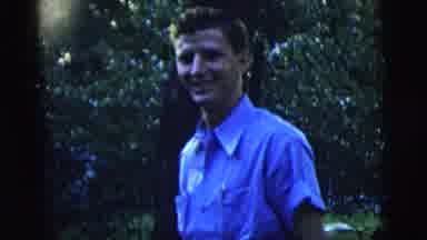 New York City (1958): Men Outside The Home Doing Activity Linked To The Outside