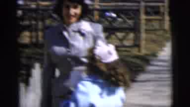 New York City (1958): The Pretty Woman With The Dark Hair Was Smiling And