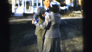 New York City (1958): A Man And Woman Doing The Jive In A Garden Setting