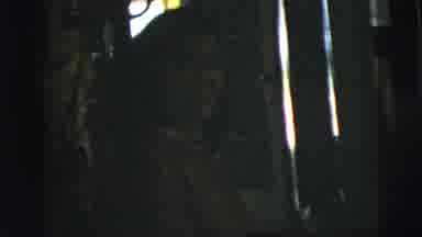 New York City (1958): A Man And A Woman Getting Down From Bus Posing For Photo