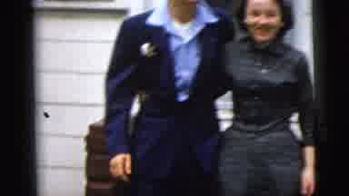 New York City (1958): Young Man And Woman Practice Dancing Together In The