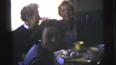 New York City (1958): Family All Adults Seated At Dinner Table Talking With Each