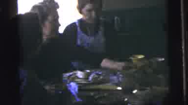 New York City (1958): Gathering At The Dining Table And Having Food By The Family
