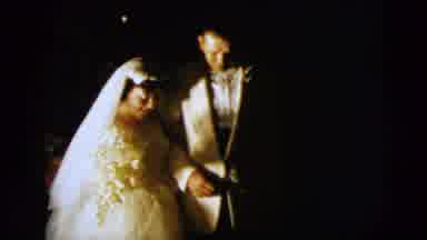 New York City (1958): A Bride And Groom Are Walking Down The Aisle Bride In Her