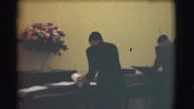Saint Louis Missouri (1959): A Room Full Of Men In Suits Flipping Through Large