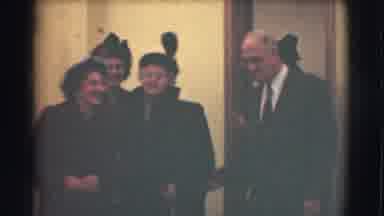 Saint Louis Missouri (1959): Nicely Dressed Older Men And Women Entering Building