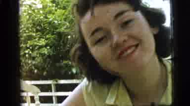 Camden New Jersey (1961): A Nice Girl In A Yellow Blouse And Red Lipstick Says