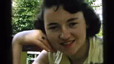 Camden New Jersey (1961): She Smiles With A Beautiful Ring On Her Hand