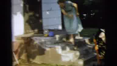 Camden New Jersey (1961): Cleaning The Area When The Guest Sitting Calmly