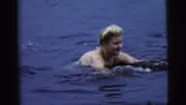 Camden New Jersey (1961): Young Boys Taking A Bath In A Lake