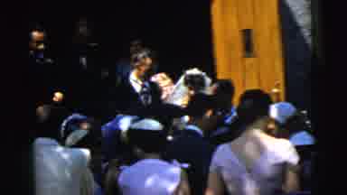 Camden New Jersey (1961): A Man And Wife Leave The Local Church After Their