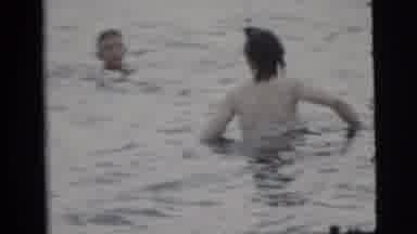 Camden New Jersey (1961): People Swimming In Pool