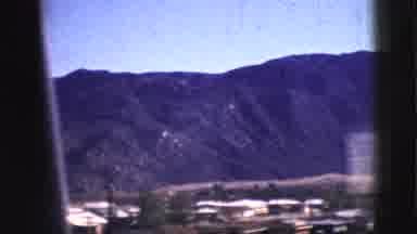 Clarkdale Arizona (1961): A Person Who Is Riding In A Vehicle Is Filming