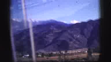 Clarkdale Arizona (1961): Great Mountain Range Seen From A Very Busy Road That