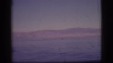 Clarkdale Arizona (1961): Racing Cars In The Distance In The Desert With Mountains