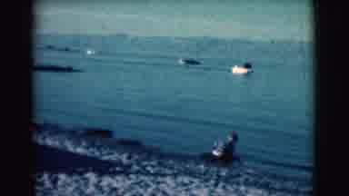 Clarkdale Arizona (1961): Child Playing In The Lake On A Nice Sunny Day
