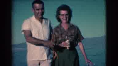 Clarkdale Arizona (1961): Newlywed Couple Visiting The Parents