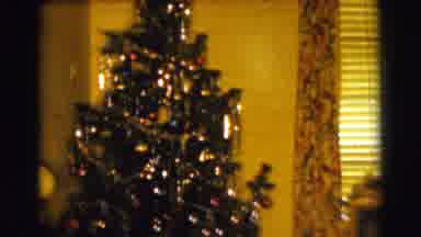 Clarkdale Arizona (1961): The Camera Pans Up And Down The Decorated Christmas Tree