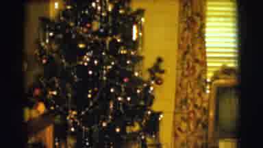 Clarkdale Arizona (1961): Decorated Christmas Tree With Wrapped Presents