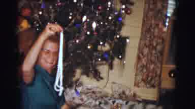 Clarkdale Arizona (1961): Mom So Pleased With Her New Christmas Gift Of A Necklace
