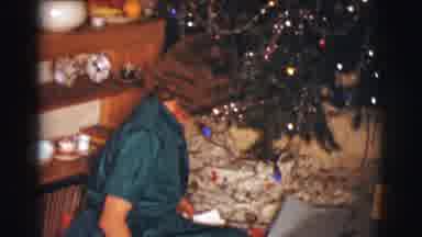Clarkdale Arizona (1961): Woman Wearing Green Dress Picks Up White Envelopes From