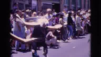 Clarkdale Arizona (1961): Native Americans Doing A Performance In Front Of A Large