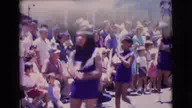 Clarkdale Arizona (1961): A Big Crowd Watching A Parade