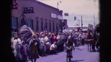 Clarkdale Arizona (1961): People Dressed In Traditional Native American Attire