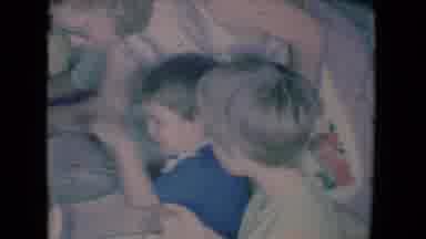 Salton Sea California (1961): The Childrens Are Eating Food On The Dining Hall
