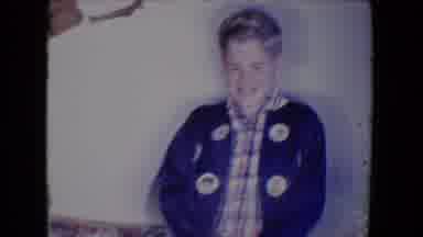 Salton Sea California (1961): Family Celebrates Christmas Morning With Their