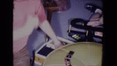 Salton Sea California (1961): Two Kids Playing With Tiny Matchbox Cars A Toy Ramp