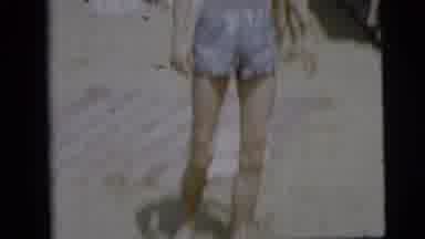 Camden New Jersey (1962): Guys In Swim Trunks Beach