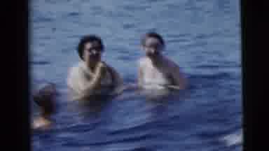 Camden New Jersey (1962): A Group Of Young And Middle Aged People Swimming And