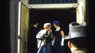 Camden New Jersey (1962): People Leaving A Wedding With Older People Leaving First