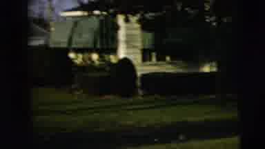 Camden New Jersey (1962): Woman Flaunts Beautiful Shiny Ruffled Green Dress While