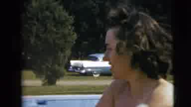 Camden New Jersey (1962): Makes And Females Are Having A Fun Day At The Swimming