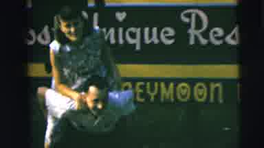 Camden New Jersey (1962): Newlyweds Bonding On Honeymoon