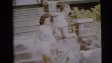 Camden New Jersey (1962): A Young Family In The 50'S Walks By A Car
